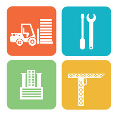 Construction And Industry Vector Icon Set