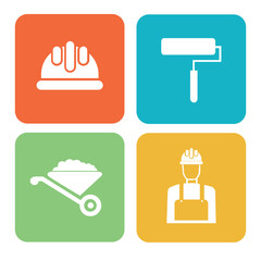 Construction And Industry Vector Icon Set