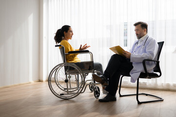 Psychotherapist working with patient in office. Psychotherapy concept.
