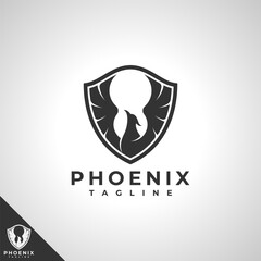 Phoenix logo with Shield style