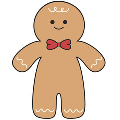 Cartoon Ginger Man Cookie