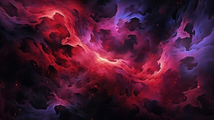 Obraz na płótnie Canvas Red blue abstract cosmic galaxy background. Celestial outer space wallpaper. Illustration of beauty of colorful stellar universe with stars and nebula.