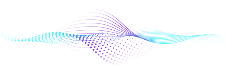 Foto op Plexiglas Abstract flowing lines wave. Digital future technology concept.  © kanpisut