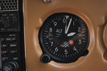 Control Panel in Light Aircraft