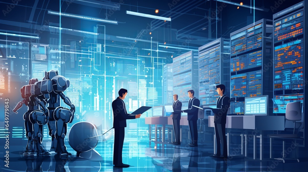 Poster streamlining business processes: robotic automation, i innovation, and data analytics for efficiency