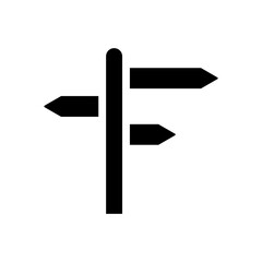 icon sign post arrow, editable file