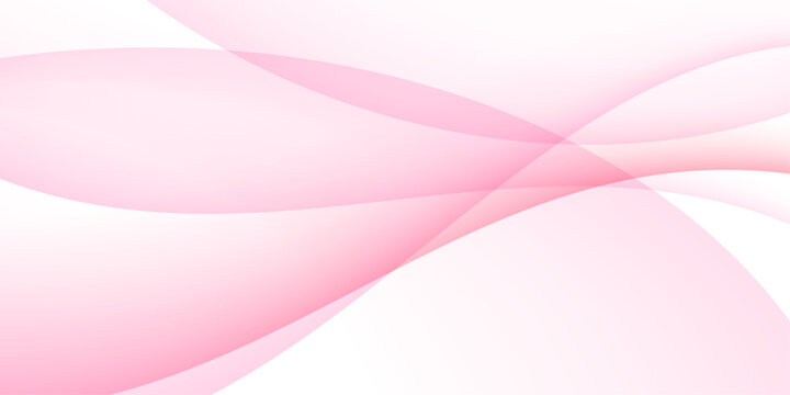 抽象的で滑らかなピンクのウェーブ背景