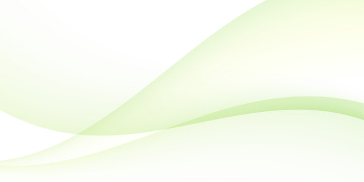 抽象的で滑らかな緑のウェーブ背景