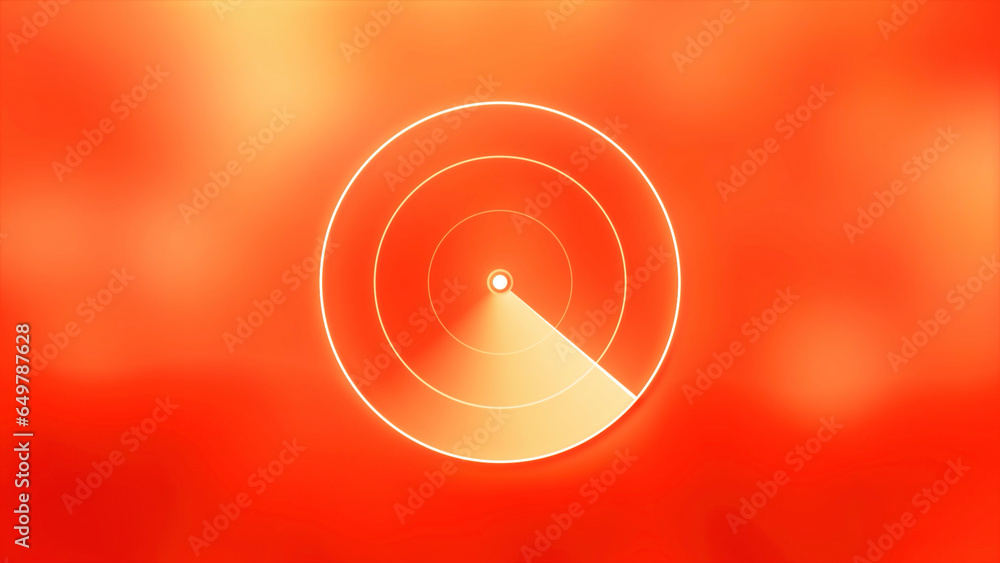 Poster digital radar hud elements. motion. abstract animation navigation interface.