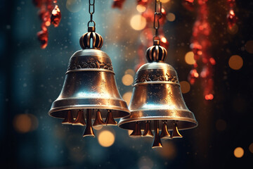 Copper Bells Ringing In The Holiday Cheer