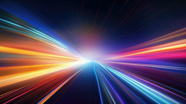 effect light trails velocity illustration abstract movement, lines fast, background modern effect light trails velocity