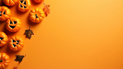natural pumpkins Halloween inv, generative ai.