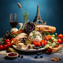 food in france, generative ai.