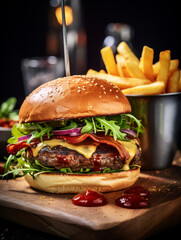 MOTION Crave-worthy SCENE A juicy, generative ai.