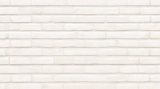 Cream and White Brick Wall Texture with Old-world Stonework Flooring