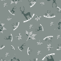 Monochrome green kaki pattern backgrounds lake life 