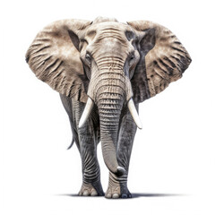 Elephant on White background, HD
