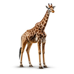 Giraffe on White background, HD