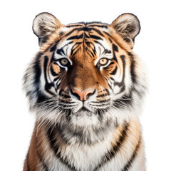 Fototapeta premium Tiger on White background, HD