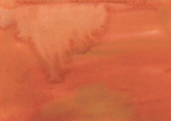 緑の混じった茶色のにじんだ水彩背景素材