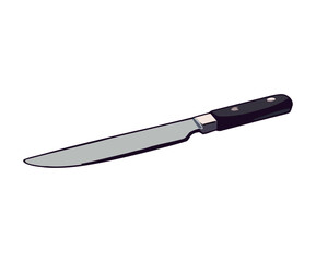 Sharp steel knife