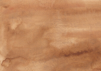 紙の質感のあるにじんだ茶色の水彩の背景素材