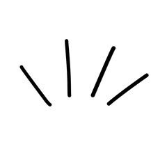 hand drawn explosion line