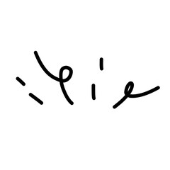 hand drawn explosion line