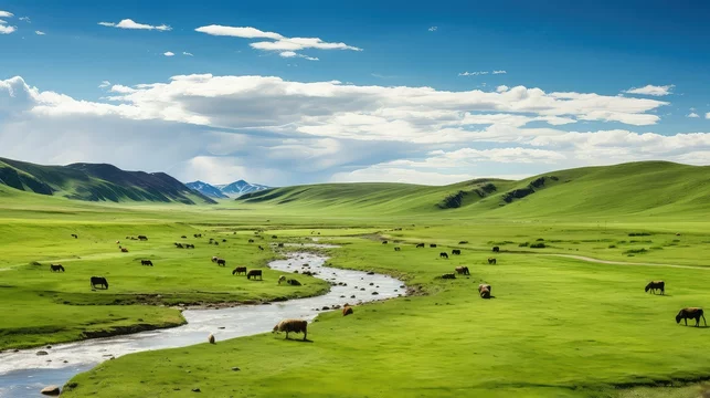 La steppe mongole - Adobe Stock