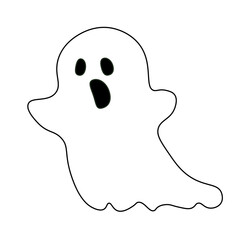 Cute childish ghosts. Funny spooky characters for kids.	For halloween celebration.