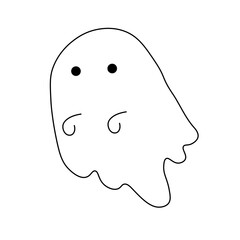 Cute childish ghosts. Funny spooky characters for kids.	For halloween celebration.