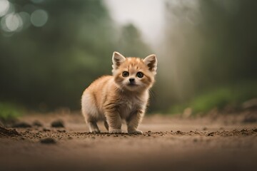 Fototapeta premium fox in the grass