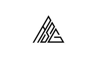 ASG logo design vector illustration