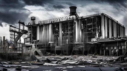 old abandoned building