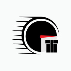 Fast Delivery Symbol. Package, Courier Icon - Vector.