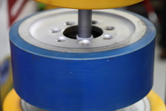 Colored Polyurethane wheels for industry