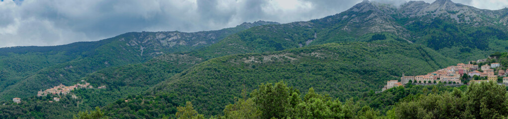 Fototapeta na wymiar Scenic view around the area of Marciana, Elba