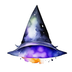 witch hat isolated on a transparent background