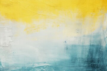 blue and yellow abstract background on canvas texture
