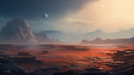 south mars tharsis plateau illustration southern snow, science research, system solar south mars tharsis plateau