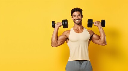 handsome man with sixpack body workout ai generated 