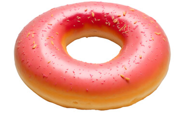 donut isolated on white transparent background PNG 