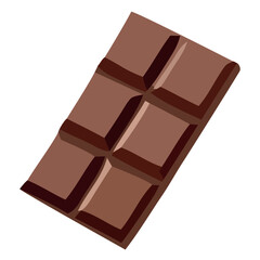 Dark chocolate slice
