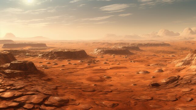 space Mars Hellas Planitia illustration red universe, planet planets, ingenuity helicopter space Mars Hellas Planitia