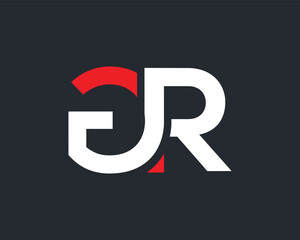 Abstract 'GR' Logo Design Illustration Template