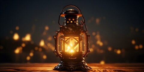 lantern on a white background
