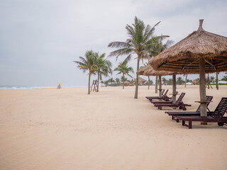 Spanning beaches and parasols in Vietnam