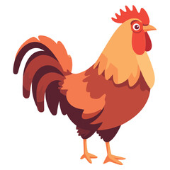 Crowing rooster stand