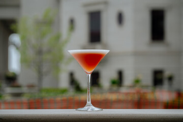 cocktail on the table