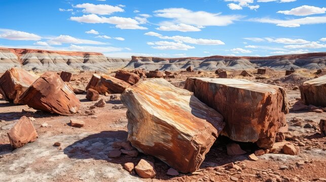 park petrified forest ancient illustration wood travel, geology fossil, national park park petrified forest ancient